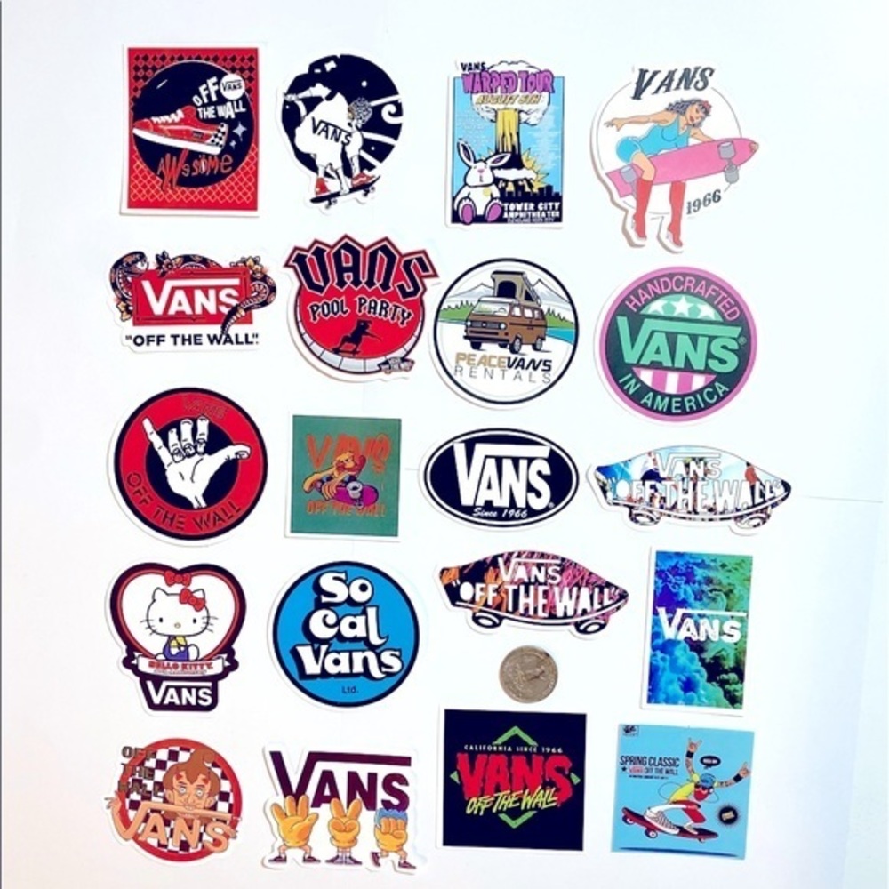 20 vinyl vans stickers